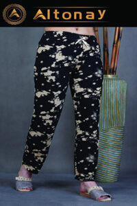 شلوار راحتی زنانه Altonay ابر و بادی کرم