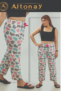 شلوار راحتی زنانه Altonay مدل قلب رنگی