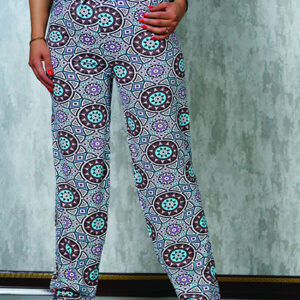 شلوار راحتی زنانه Altonay ماندالا قهوه ای و فیروزه ای