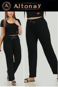 شلوار راحتی زنانه Altonay مدل مشکی