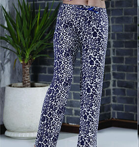 شلوار راحتی زنانه Altonay مدل پلنگی طوسی