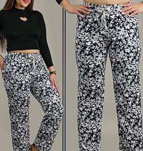 شلوار راحتی زنانه Altonay مدل گل ریز