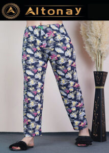 شلوار راحتی زنانه Altonay گل و برگ گرمسیری